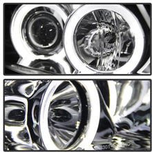 Spyder Auto 5009012 LED Halo Projector Headlights Chrome/Clear