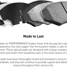 REAR R1 Concepts Performance Sport Brake Pads 2115-0905-00
