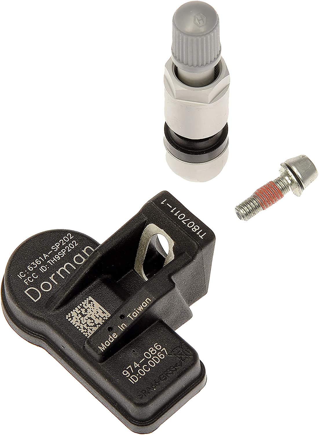 Dorman 974-086 Tire Pressure Monitoring System Sensor for Select Infiniti / Nissan Models