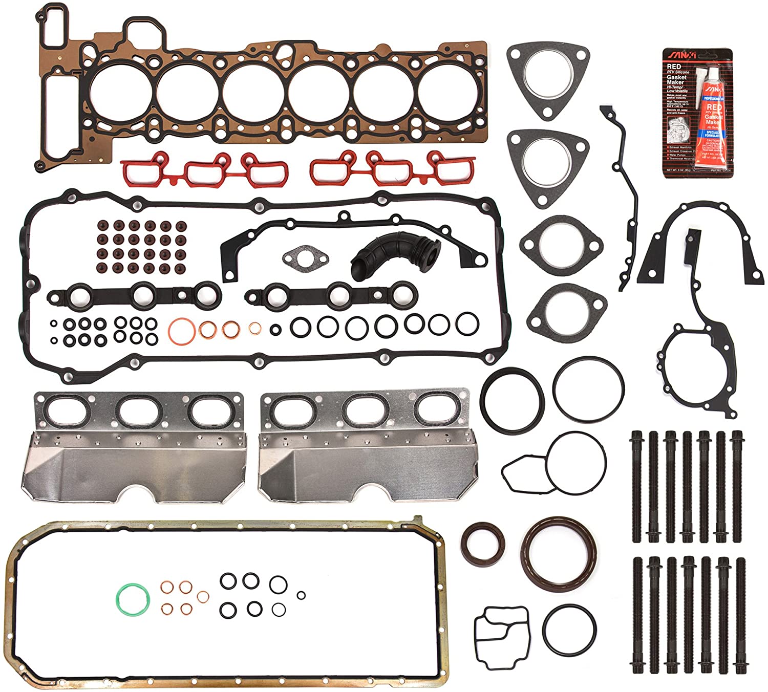 Evergreen FSHB9325 Full Gasket Set Head Bolt