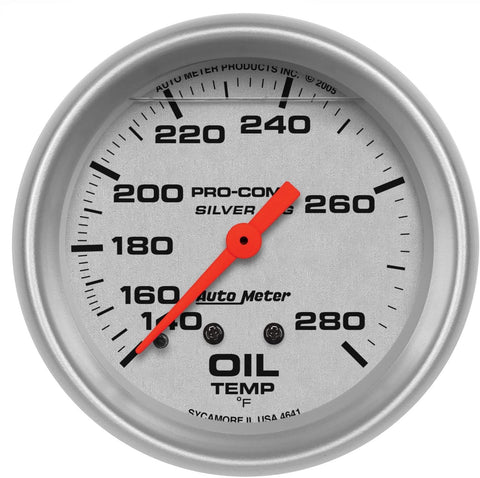 Auto Meter 4641 Ultra-Lite LFGs Oil Temperature Gauge