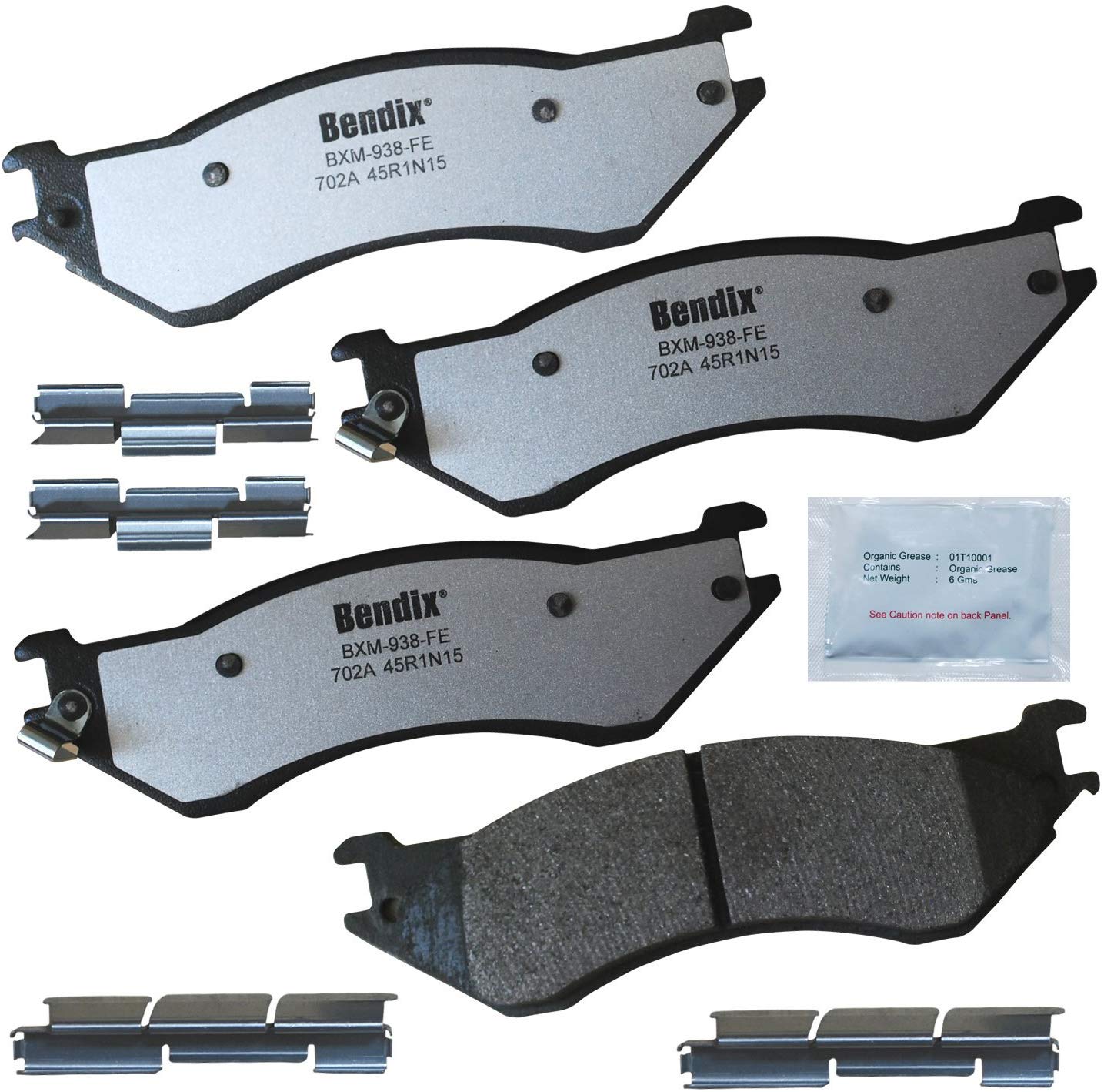 Bendix Fleet Metlok MKD702AFM Brake Pad