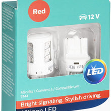 Philips 7443RLED Ultinon LED Bulb (Red), 2 Pack