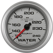 Auto Meter 7732 Ultra-Lite Pro II 2-5/8" 120-240 F Mechanical Water Temperature Gauge