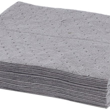 ESP 2MBGPB Polypropylene Medium Weight Meltblown Maintenance Universal Absorbent Bonded Pad, 18" Length x 15" Width, Gray (100 per Bale)