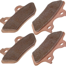 AUTOMUTO Front and Rear Sintered Brake Pads Compatible for 2000-2007 Harley-Davidson Dyna Electra Glide Fatboy Heritage Softail 2000-2003 Harley-Davidson Heritage Springer