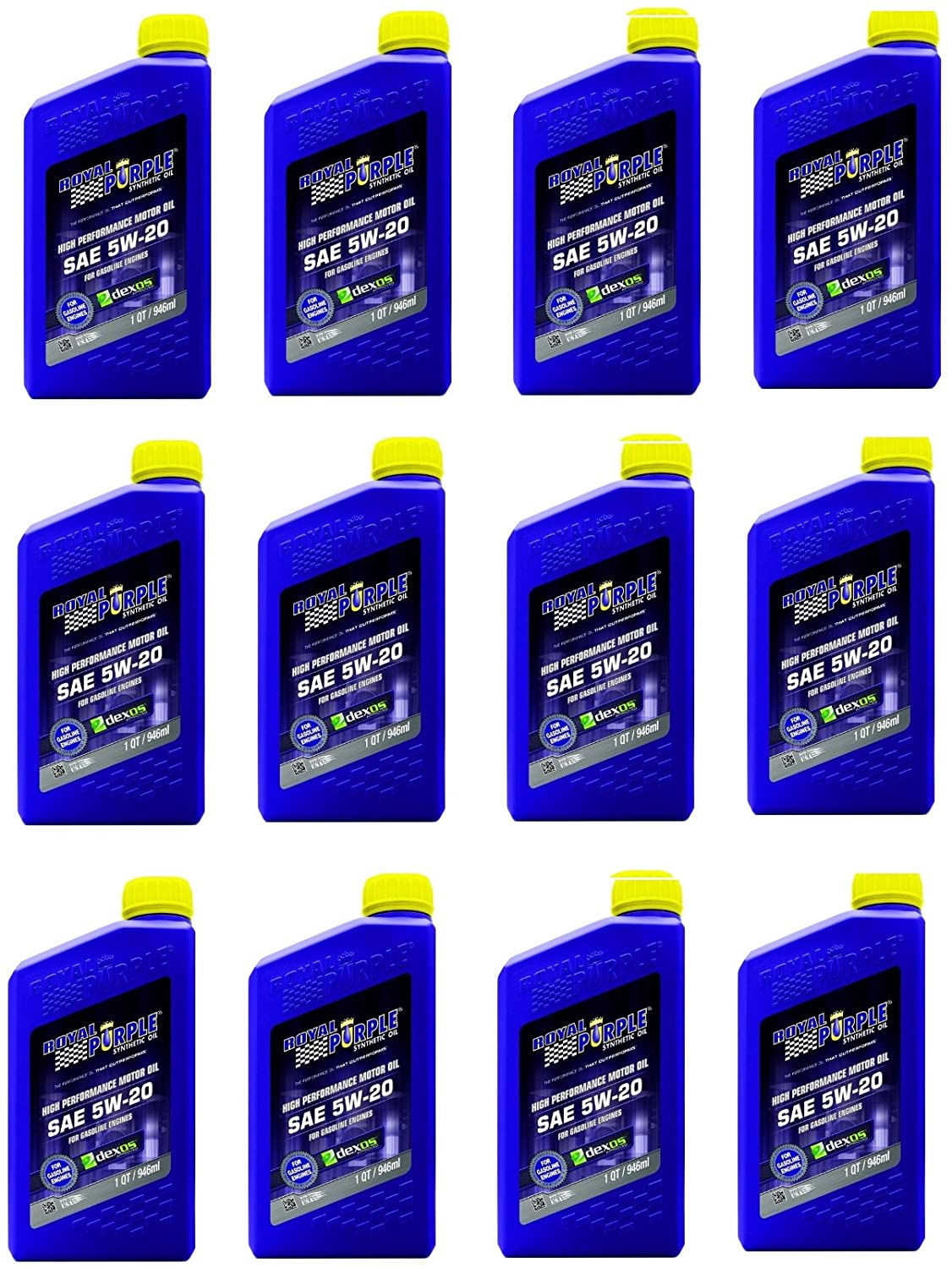 Royal Purple Synthetic Motor Oil 5W20 Multi-Grade -(Case 12 Bottles) BUY IN A CASE AND SAVE