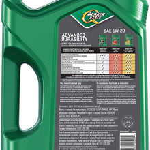 Quaker State 550044965 Advanced Durability 5W-20 Motor Oil (SN/GF-5), 5 quart