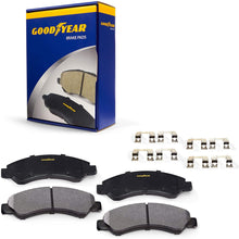 Goodyear Brakes GYD1210 Premium Ceramic Automotive Front Disc Brake Pads Set Vehicle Replacement Part for Select Sedan Cars