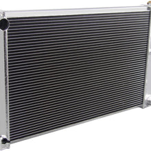 Primecooling 62MM 4 Row Aluminum Radiator for GMC Buick, Chevy,Pontiac,Oldsmobile. Multiple GM Models 1970-87