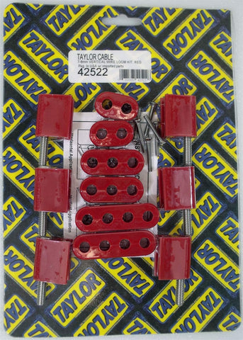 taylor 42522 Red Vertical Wire Loom Kit