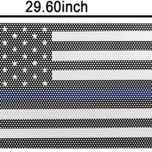 Hooke Road Grill Mesh Insert Front Grille Bug Screen Deflector Compatible with Jeep Wrangler JL/Gladiator JT 2018 2019 2020 2021 - Blue & Black,US Flag