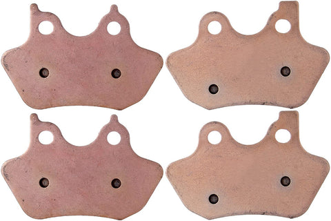 ECCPP FA400 Brake Pads Front and Rear Sintered Replacement Brake Pads Kits Fit for 2000-2006 Harley-Davidson