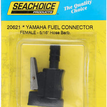 SEACHOICE 20621 Deluxe Fuel Connector Hose Fitting Yamaha/Mercury/Mariner Female 5/16" Barb, Pack of 1