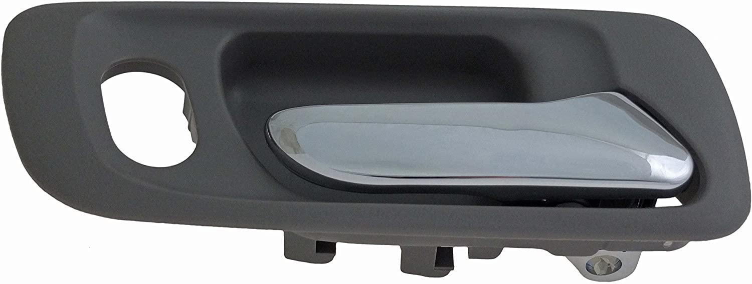 Dorman 92399 Front Passenger Side Interior Door Handle for Select Honda Models, Gray and Chrome