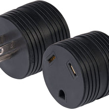 Weekender by ParkPower 1530RVSA Straight-Blade Adapter (15A Male / 30A Female)
