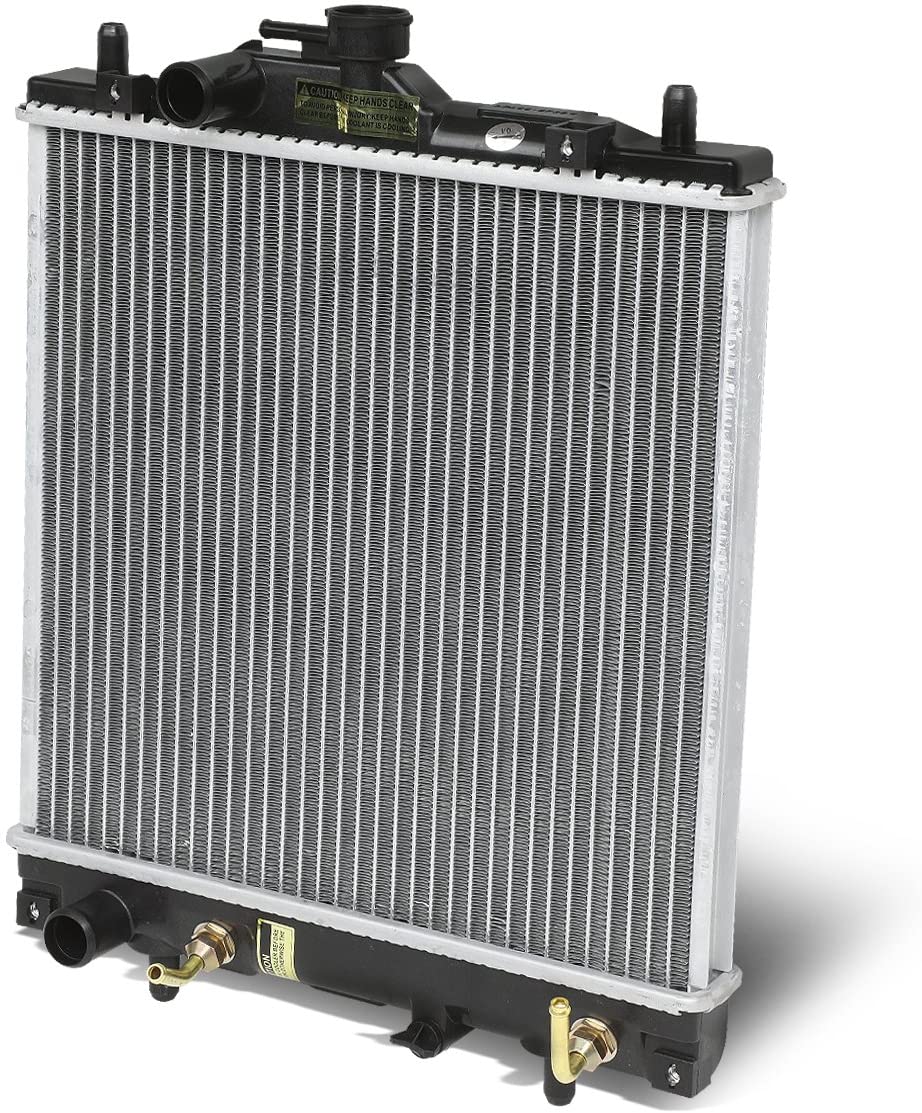 Replacement for Chevy Metro/Suzuki Swift 1-1/8 inches Inlet OE Style Aluminum Direct Replacement Racing Radiator