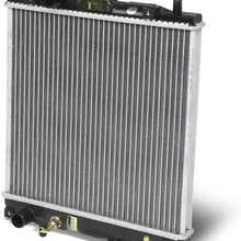Replacement for Chevy Metro/Suzuki Swift 1-1/8 inches Inlet OE Style Aluminum Direct Replacement Racing Radiator