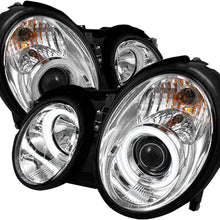 Spyder Auto PRO-YD-MBCLK98-CCFL-C Mercedes Benz CLK Chrome CCFL Halo Projector Headlight