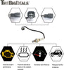 THEBIGDEALS 234-4626 Oxygen O2 Sensor Downstream for Subaru Forester Impreza Legacy Outback Toyota 4Runne Avalon Camry RAV4 Sequoia