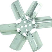 Derale 17213 Heavy Duty Fan Blade Series 1000 13" Polished Chrome Stainless Steel Flex Fan Standard Rotation