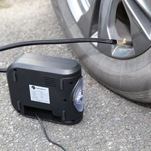 TIREWELL 12V Tire Inflator, Digital Portable Air Compressor, Auto Shut Off Tire Pump with LED Light and 3 Nozzles