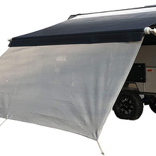 ALEKO RVSSC16X7 RV Deluxe Awning Sun Screen 16 x 6 Feet Gray Mesh