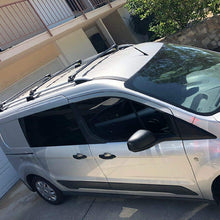 Crown Remanufacturing to fit Ford Transit/Tourneo Connect LWB Roof Rails+Cross Bars 2014+ (Black)