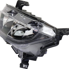 Headlight Assembly Compatible with 2016-2019 Honda Civic Halogen Coupe Hatchback Sedan CAPA Driver Side