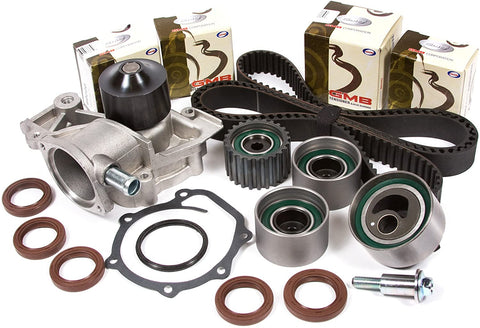 Evergreen TBK172AWPT Compatible With Subaru EJ18 EJ22 90-Feb.97 Timing Belt Kit Water Pump