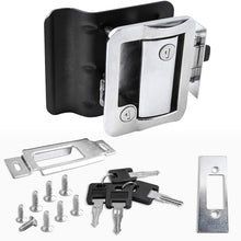 RV Travel Trailer Entry Door Lock Polar Chrome Paddle Deadbolt