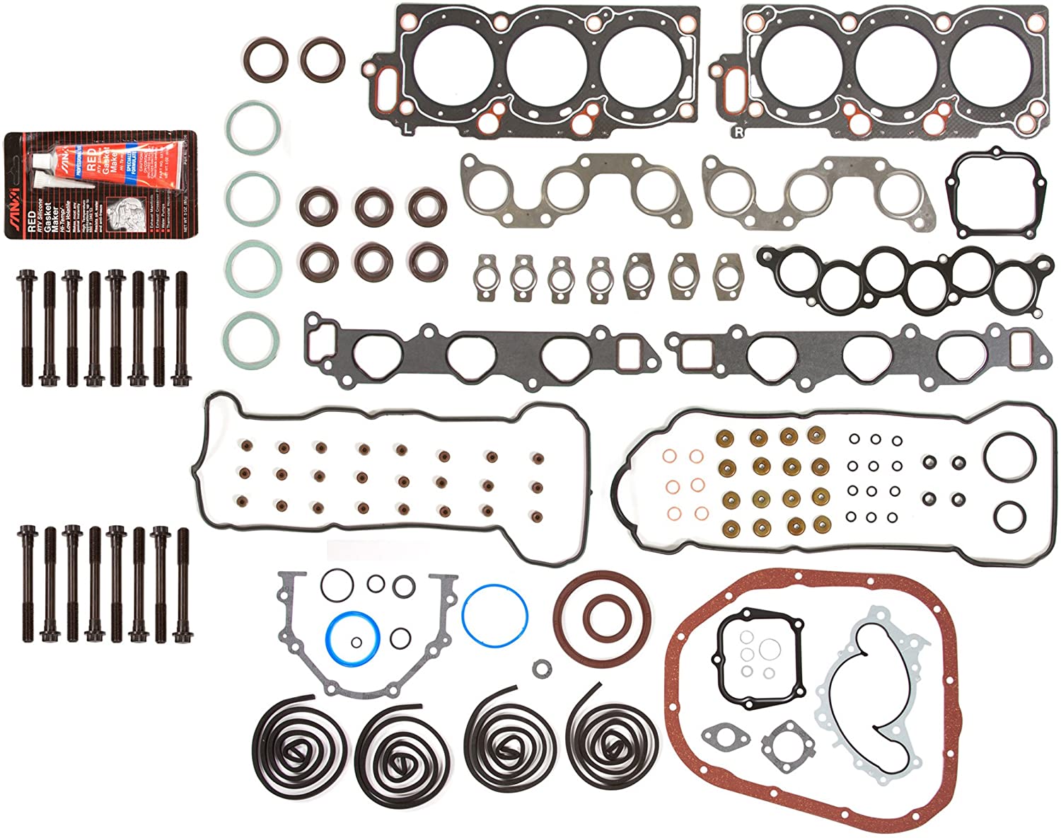 Evergreen FSHB2033 Full Gasket Set Head Bolt