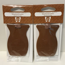 Scentsy 2pk Weathered Leather Car Bar Air Freshener