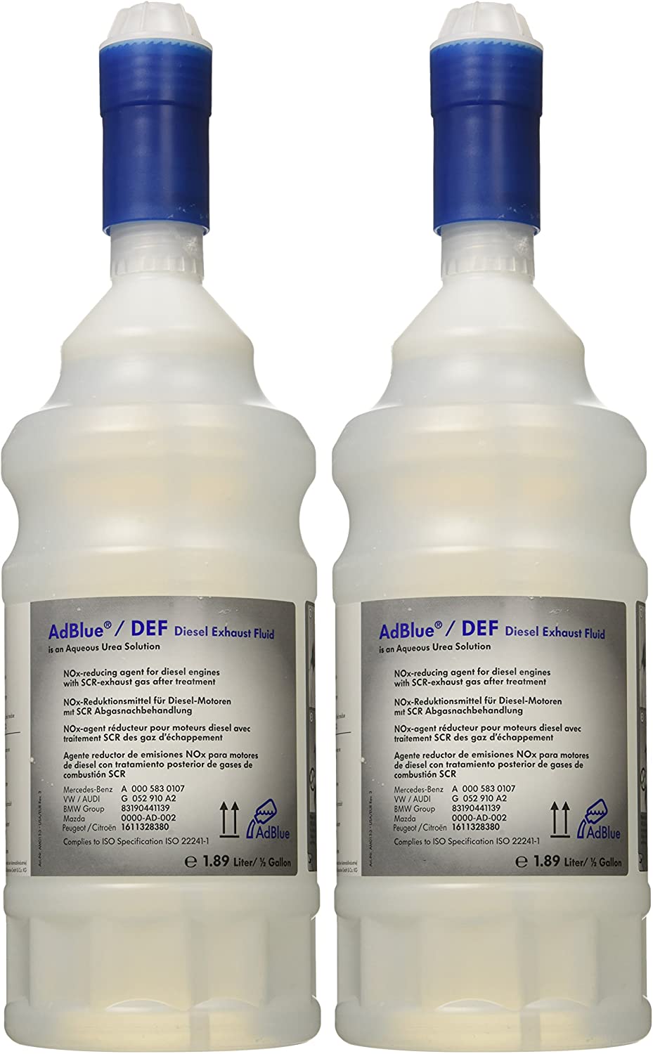 AD Blue Diesel Emissions Fluid for SCR Code Two 1/2 gallons (2010-2013)