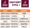 METRIX PREMIUM 36815MT Front Stabilizer Bar Link Kit |K80230| For -> 2003-2010 Pontiac VIBE / 2005-2010 Scion TC / 2003-2019 COROLLA / 2003-2014 Toyota MATRIX / 2001-2009 Toyota PRIUS | Made in TURKEY