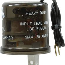 Vehicle Safety Manufacturing 285 Black 2-Pin Solid State LED Flasher with Built-In Ground Wire