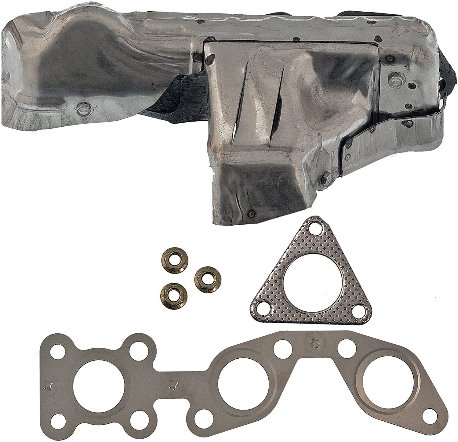 Dorman 674-598 Passenger Side Exhaust Manifold for Select Nissan Models, Black