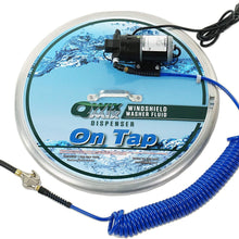 Qwix Mix | Windshield Washer Fluid Drum Dispenser Lid w/ 1.6 GPM Pump, Securely Fits 55 Gallon Drum, Includes 25' Coil Hose & Nozzle