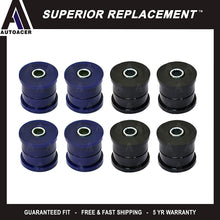 AUTOACER - 8 Piece Rear Upper and Lower Arm Bushing Kit - Compatible With NISSAN Pathfinder & INFINITI QX4 1996-2004 - Polyurethane - PU