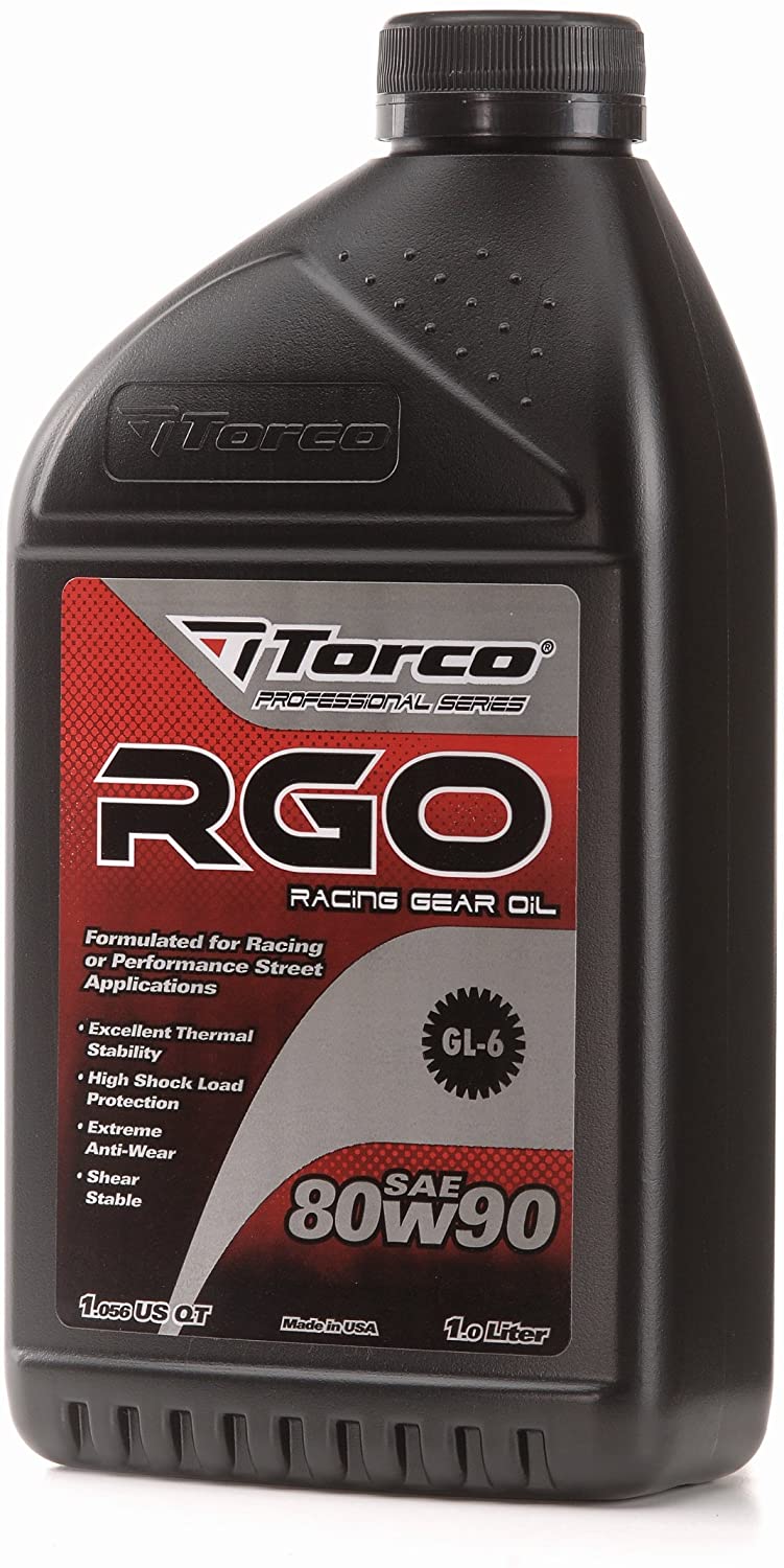 TORCO A248090C RGO 80w90 Racing Gear Oil Bottle - 1 Liter, (Case of 12)
