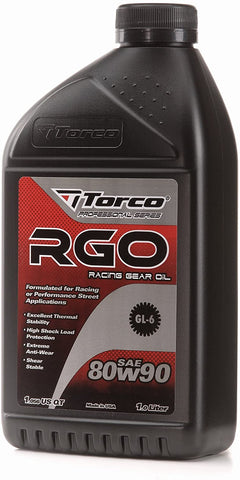 TORCO A248090C RGO 80w90 Racing Gear Oil Bottle - 1 Liter, (Case of 12)