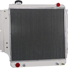 OzCoolingParts 4 Row Core All Aluminum Radiator for 1987-2006 88 89 90 91 92 93 94 95 96 97 98 99 00 01 02 03 04 05 Jeep Wrangler YJ TJ 2.4L 2.5L 4.0L 4.2L, L4 L6