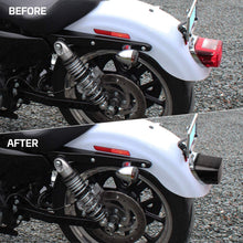 NTHREEAUTO Smoked LED Tail Light, Brake Integrated Turn Signals Compatible with Harley Davidson Sportster XL883c Street Glide Road King Low Profile Taillights