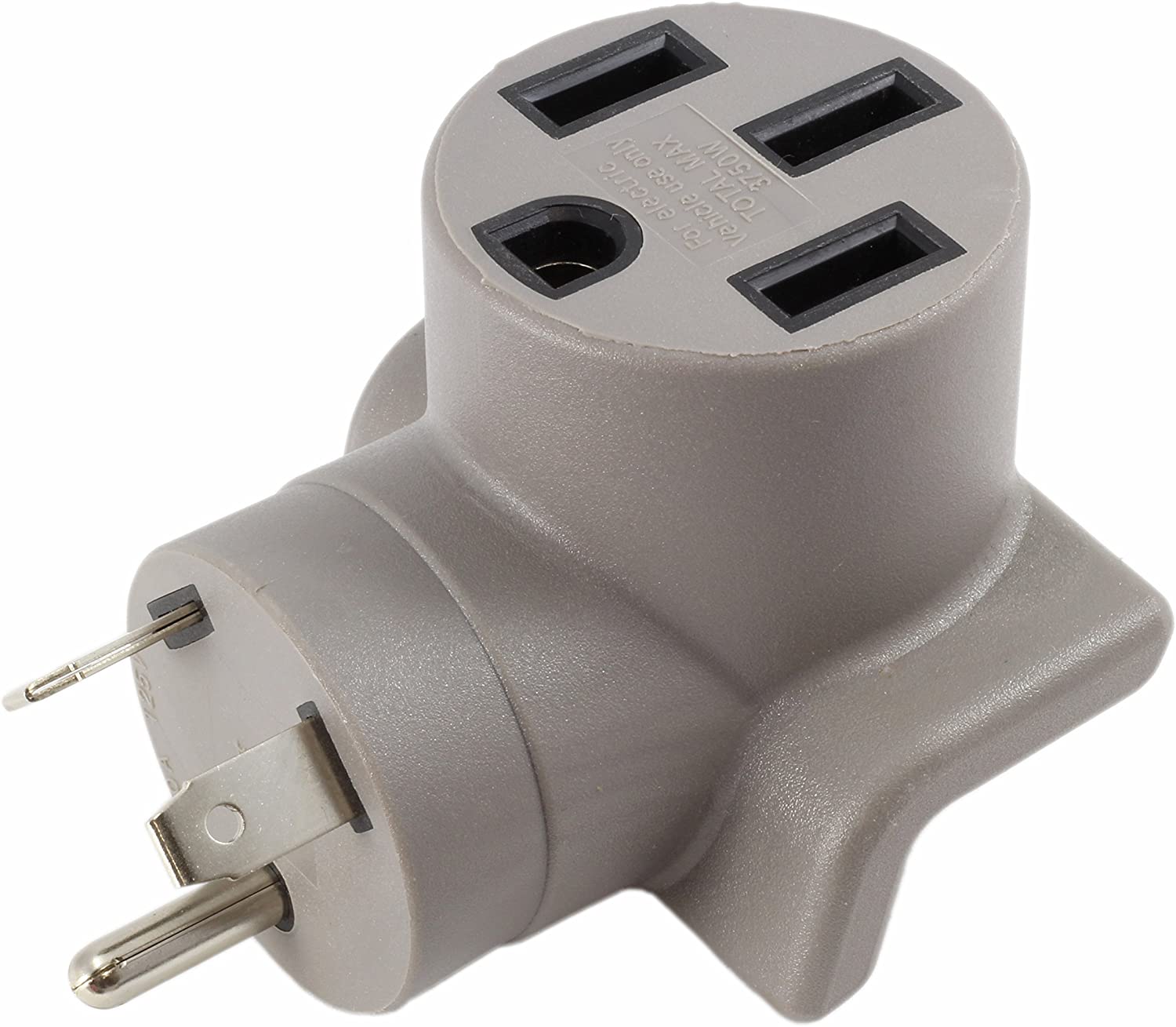 AC WORKS EV Charging Adapter for Tesla Use (14-30 30A 4-Prong Dryer to 50A RV/Tesla)