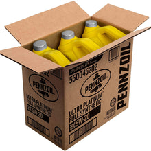 Pennzoil Ultra Platinum Full Synthetic 5W-20 Motor Oil (5 Quart, Case of 3)