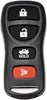 Dorman 99147 Keyless Entry Transmitter for Select Infiniti/Nissan Models, Black