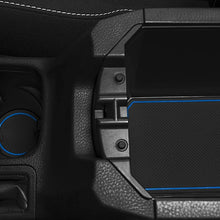 CupHolderHero for Toyota RAV4 Accessories 2013-2018 Premium Custom Interior Non-Slip Anti Dust Cup Holder Inserts, Center Console Liner Mats, Door Pocket Liners 16-pc Set (Blue Trim)