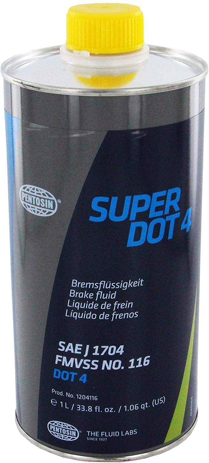 Pentosin 1204116 Super Dot 4 Brake Fluid, 1 Liter