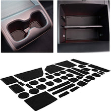 CupHolderHero for Honda Odyssey Accessories 2018-2021 Premium Custom Interior Non-Slip Anti Dust Cup Holder Inserts, Center Console Liner Mats, Door Pocket Liners 40-pc Set (Solid Black)
