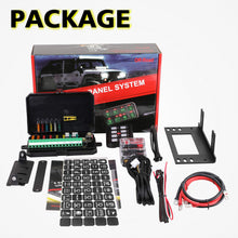 8 Gang Switch Panel, AKD Part Circuit Control Box Universal Jeep Switch Box Wiring Harness Touch Panel On Off Button for Pickup ATV UTV Truck Marine